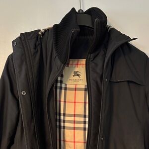 Burberry Black Hooded Jacket